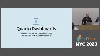 J.J. Allaire - Keynote: Dashboards with Jupyter and Quarto | PyData NYC 2023