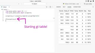 Build a Python table in under 1 minute using Great Tables