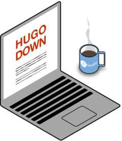 hugodown
